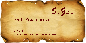 Somi Zsuzsanna névjegykártya